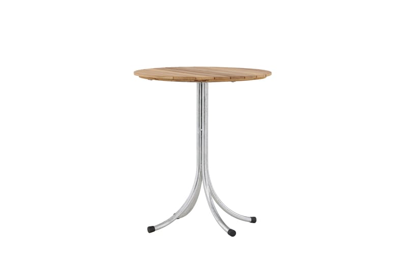 Holmsund Cafébord 65 cm - Natur/ Sølv - Havemøbler - Balkon - Balkonmøbler - Altanborde