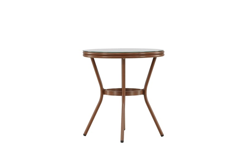 Loures Cafébord 70 cm - Brun - Havemøbler - Balkon - Balkonmøbler - Altanborde