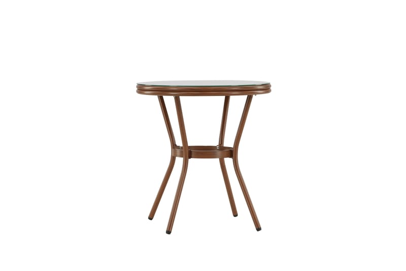 Loures Cafébord 70 cm - Brun - Havemøbler - Balkon - Balkonmøbler - Altanborde