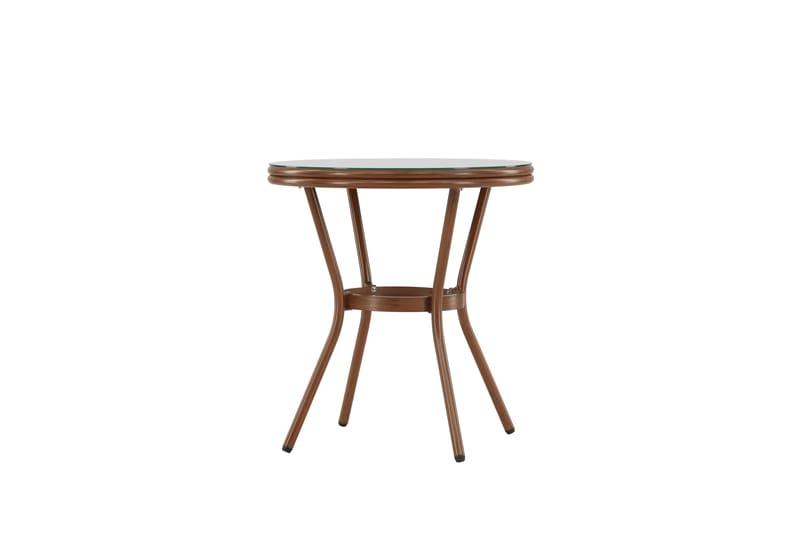 Loures Cafébord 70 cm - Brun - Havemøbler - Balkon - Balkonmøbler - Altanborde