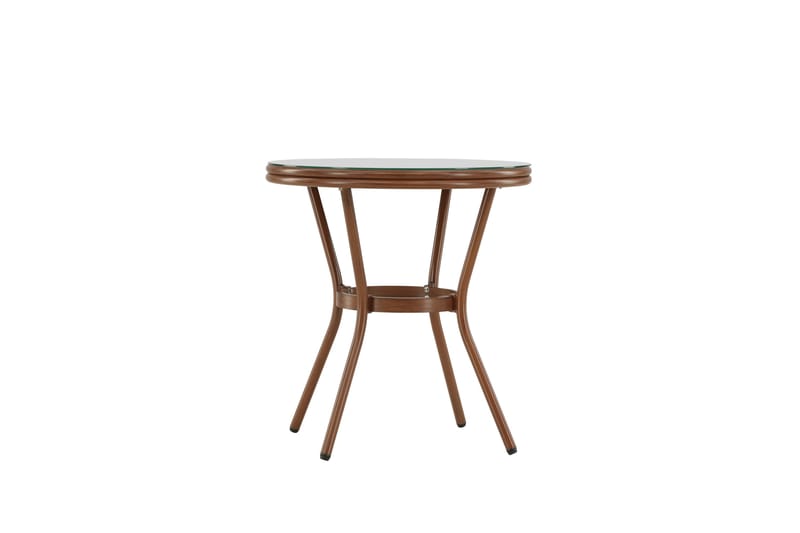 Loures Cafébord 70 cm - Brun - Havemøbler - Balkon - Balkonmøbler - Altanborde