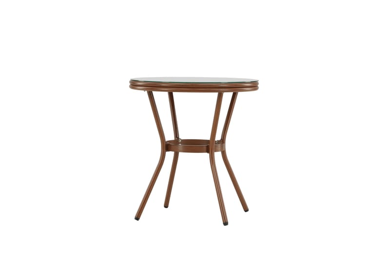 Loures Cafébord 70 cm - Brun - Havemøbler - Balkon - Balkonmøbler - Altanborde