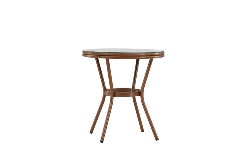 Loures Cafébord 70 cm - Brun - Havemøbler - Balkon - Balkonmøbler - Altanborde