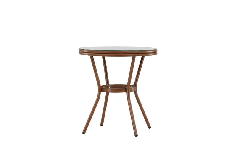 Loures Cafébord 70 cm - Brun - Havemøbler - Balkon - Balkonmøbler - Altanborde