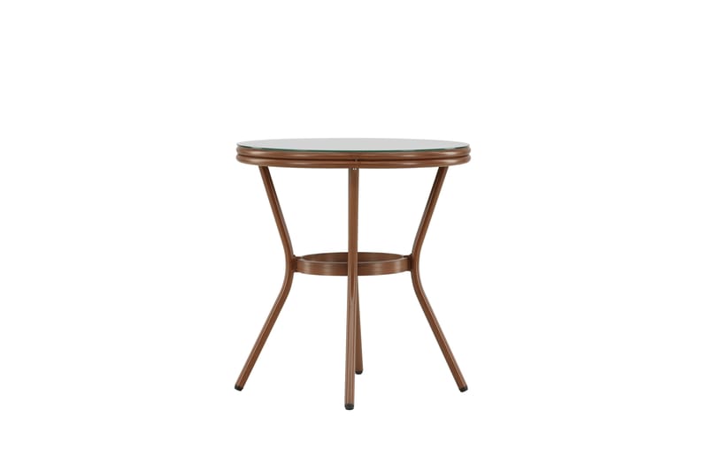 Loures Cafébord 70 cm - Brun - Havemøbler - Balkon - Balkonmøbler - Altanborde