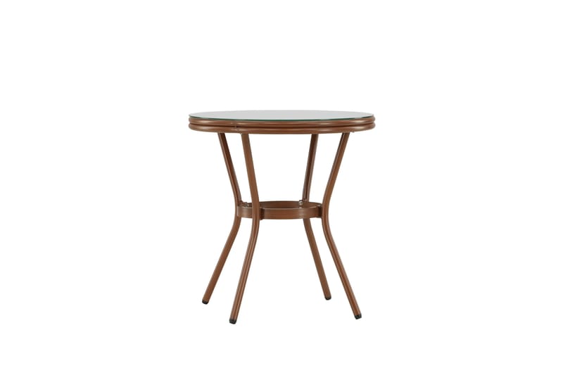 Loures Cafébord 70 cm - Brun - Havemøbler - Balkon - Balkonmøbler - Altanborde