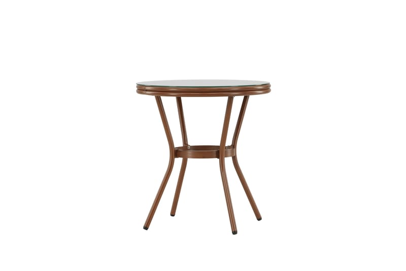 Loures Cafébord 70 cm - Brun - Havemøbler - Balkon - Balkonmøbler - Altanborde