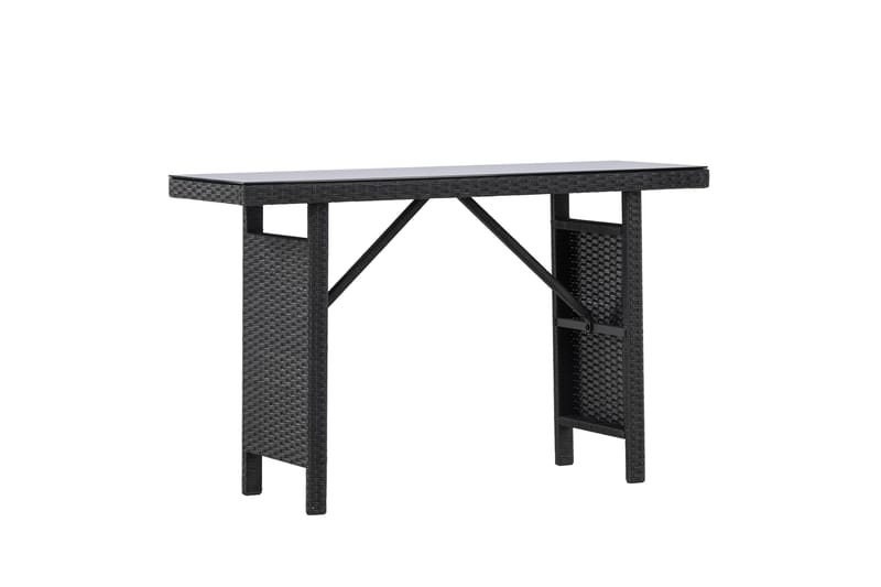 Padova Sidebord 40x120 cm - Sort - Havemøbler - Balkon - Balkonmøbler - Altanborde
