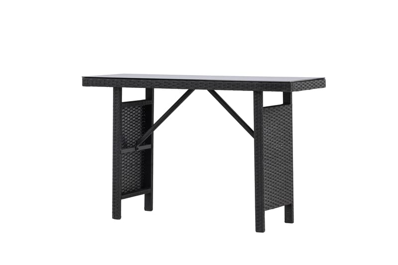 Padova Sidebord 40x120 cm - Sort - Havemøbler - Balkon - Balkonmøbler - Altanborde
