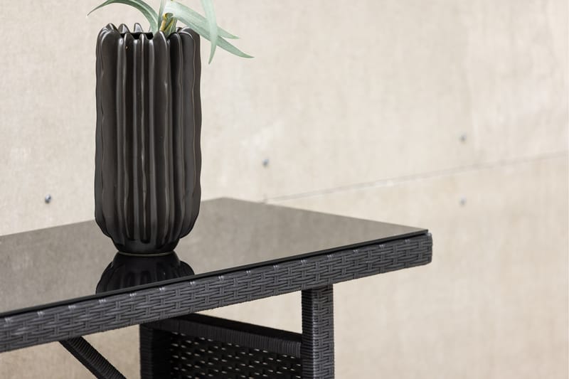 Padova Sidebord 40x120 cm - Sort - Havemøbler - Balkon - Balkonmøbler - Altanborde