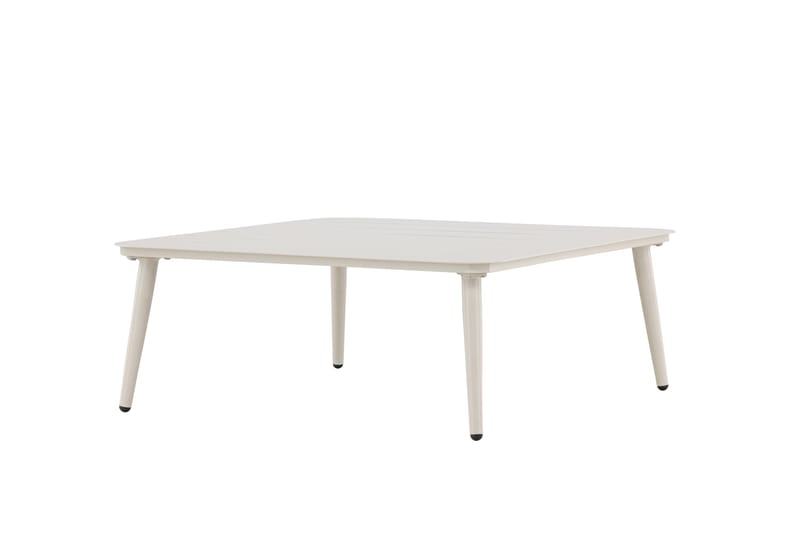 Lina Sofabord 90x90 cm - Beige - Havemøbler - Balkon - Balkonmøbler - Altanborde