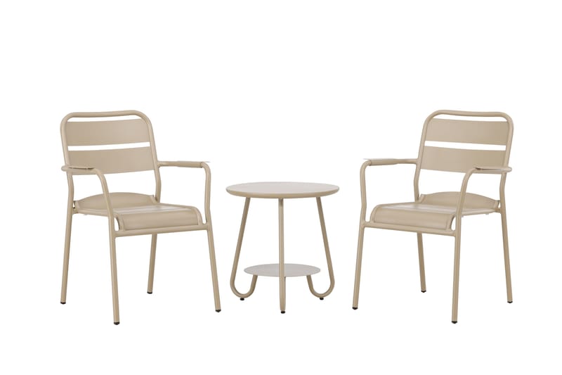 Faro Altangruppe 2-personers - Beige - Havemøbler - Balkon - Balkonmøbler - Altansæt