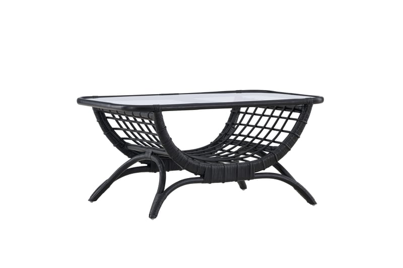 Moana Sofabord 60x95,5 cm - Sort - Havemøbler - Balkon - Balkonmøbler - Altanborde