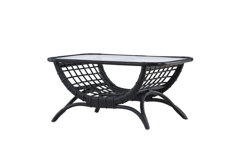 Moana Sofabord 60x95,5 cm - Sort - Havemøbler - Balkon - Balkonmøbler - Altanborde