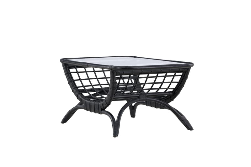 Moana Sofabord 60x95,5 cm - Sort - Havemøbler - Balkon - Balkonmøbler - Altanborde