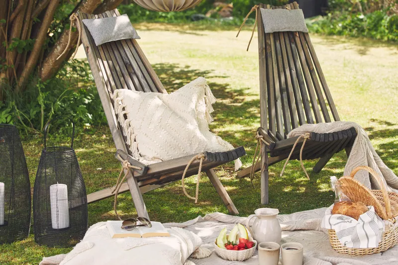 Park Solstol 2 stk - Grå - Havemøbler - Loungemøbler - Loungestol udendørs