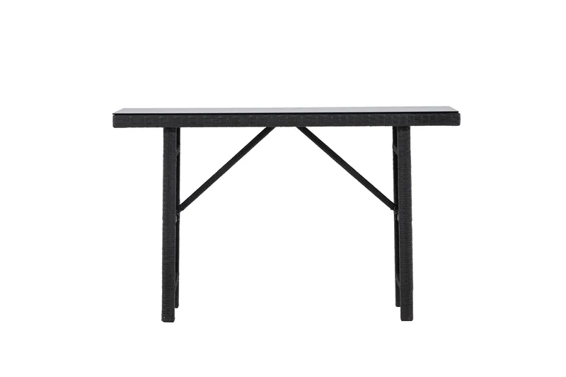 Padova Sidebord 40x120 cm - Sort - Havemøbler - Balkon - Balkonmøbler - Altanborde