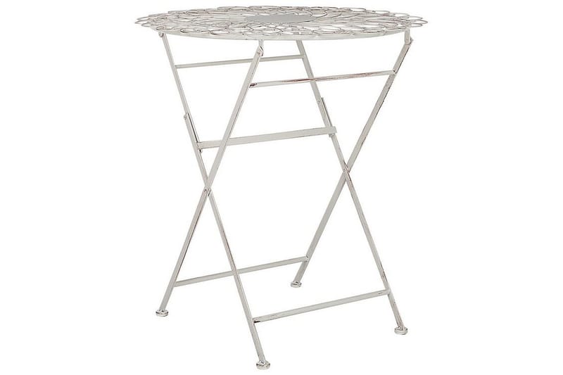 Alanya Cafébord 70 cm Rund, Hvid