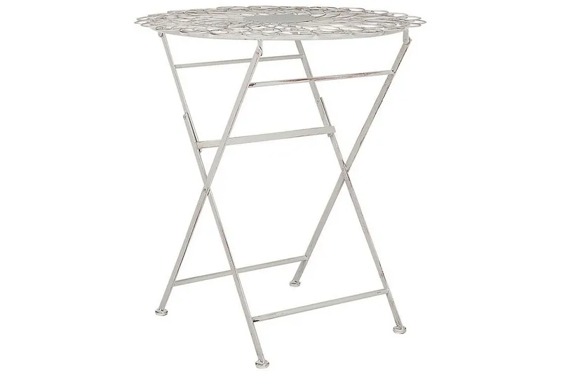 Alanya Cafébord 70 cm Rund, Hvid