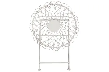 Alanya Cafébord 70 cm Rund - Hvid - Havemøbler - Balkon - Balkonmøbler - Altanborde