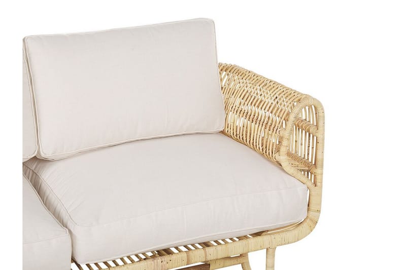 Dolcedo 2-Pers. Sofa - Rattan/Beige - Havemøbler - Balkon - Balkonmøbler - Altanbænke