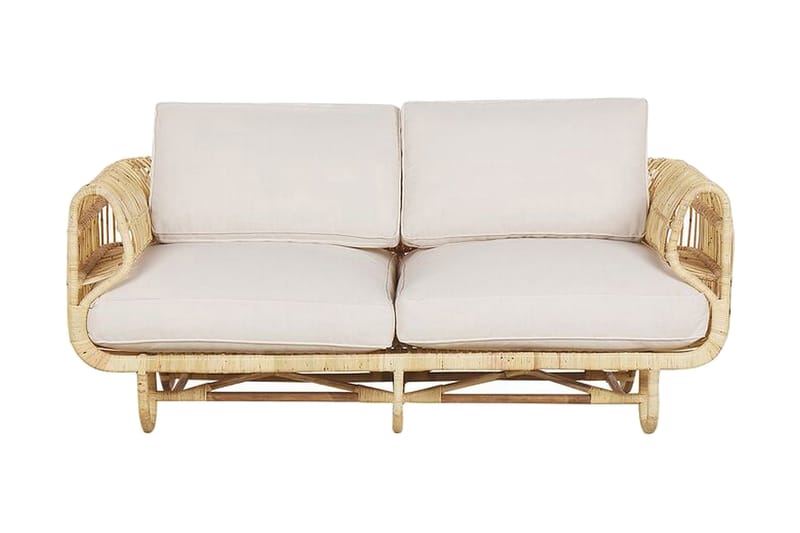 Dolcedo 2-Pers. Sofa - Rattan/Beige - Loungesofaer - Altanbænke - Havesofaer & bænke