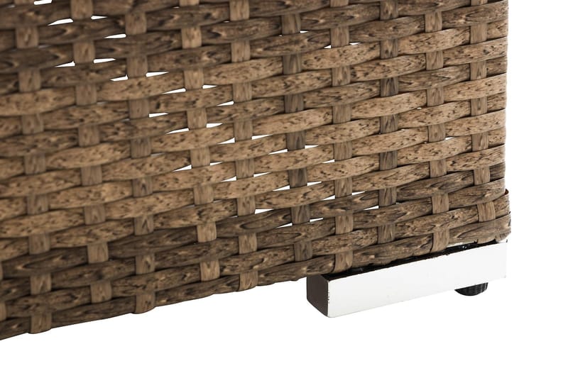 Wisconsin Premium Loungesofa uden Armlæn 2-Pers. - Polyrattan/Sand/Sort - Havemøbler - Balkon - Balkonmøbler - Altanbænke