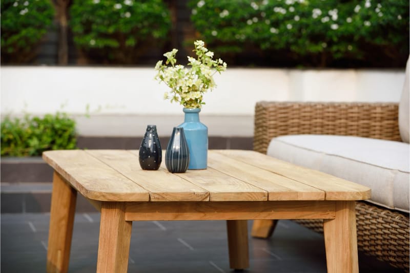 Barbados Cafébord 100 cm - Træ/Natur - Havemøbler - Balkon - Balkonmøbler - Altanborde