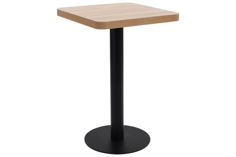 Bistrobord 50x50 cm Mdf Lysebrun - Brun - Cafebord - Altanborde