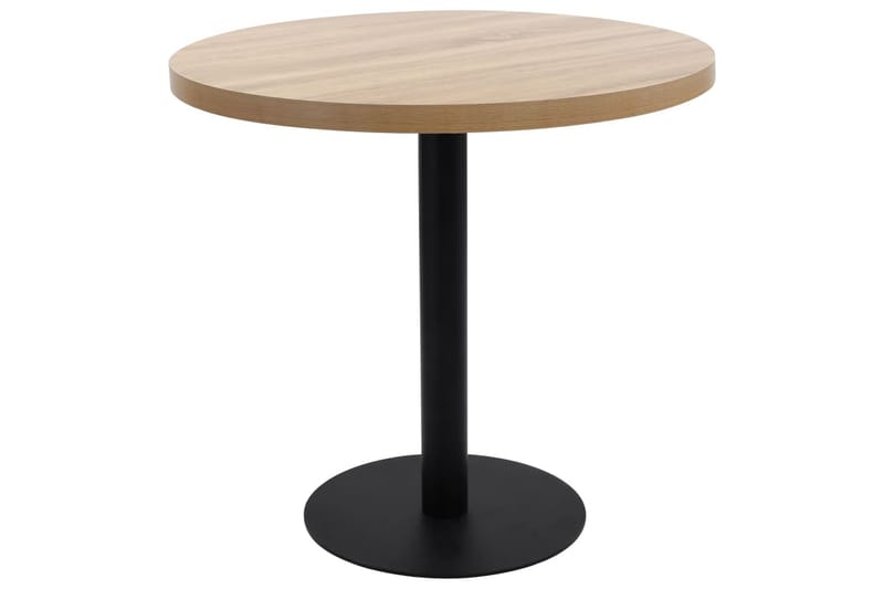 Bistrobord 80 cm Mdf Lysebrun - Brun - Cafebord - Altanborde