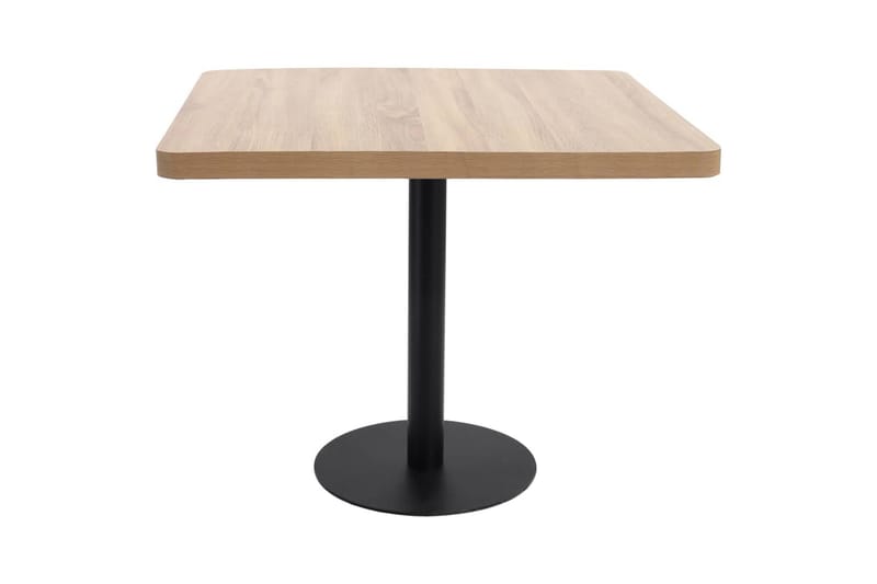 Bistrobord 80x80 cm Mdf Lysebrun - Brun - Havemøbler - Balkon - Balkonmøbler - Altanborde