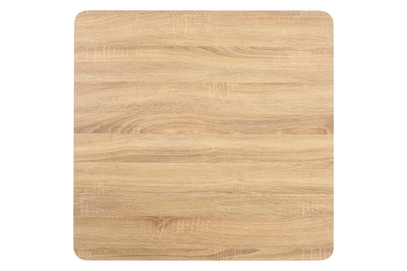 Bistrobord 80x80 cm Mdf Lysebrun - Brun - Havemøbler - Balkon - Balkonmøbler - Altanborde
