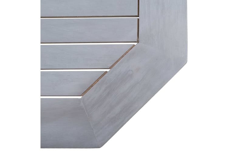 Foldbart Altanbord 120 X 70 X 74 cm Massivt Akacietræ - Grå - Havemøbler - Balkon - Balkonmøbler - Altanborde