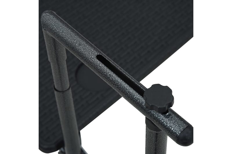 Hængende Altanbord 60 X 64 X 83,5 Cm Plastik Rattanlook Sort - Sort - Havemøbler - Balkon - Balkonmøbler - Altanborde - Balkonbord hængende