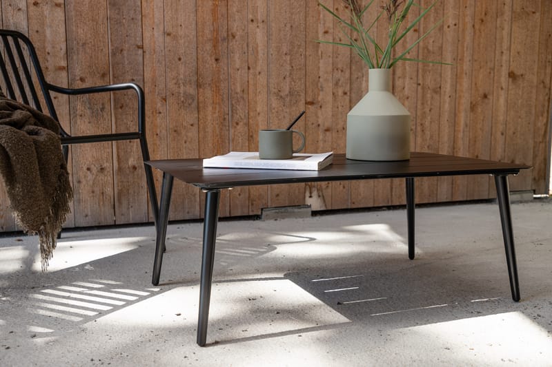 Lina Sofabord 100 cm - Sort - Havemøbler - Balkon - Balkonmøbler - Altanborde