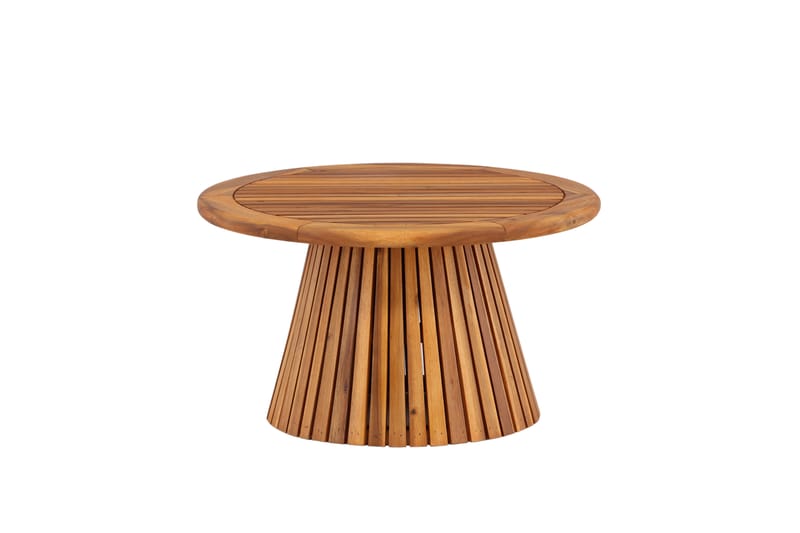 Lumpur Sofabord 70 cm Rund, Brun