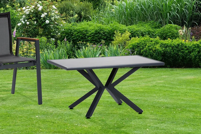 Narellan Balkonbord 150 cm - Sort - Havemøbler - Balkon - Balkonmøbler - Altanborde