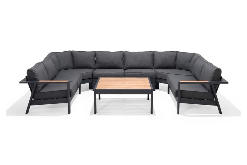 Palau Cafébord 103 cm - Træ/Grå - Havemøbler - Balkon - Balkonmøbler - Altanborde