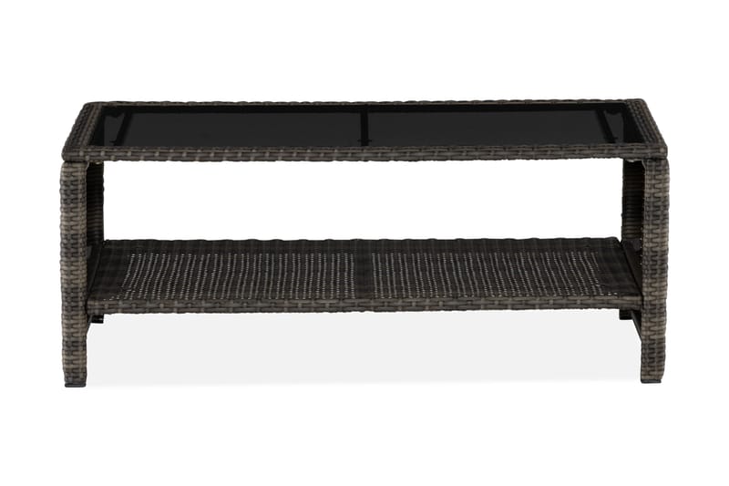 Wisconsin Bord 110 cm Polyrattan/Grå/Brun - Havemøbler - Balkon - Balkonmøbler - Altanborde
