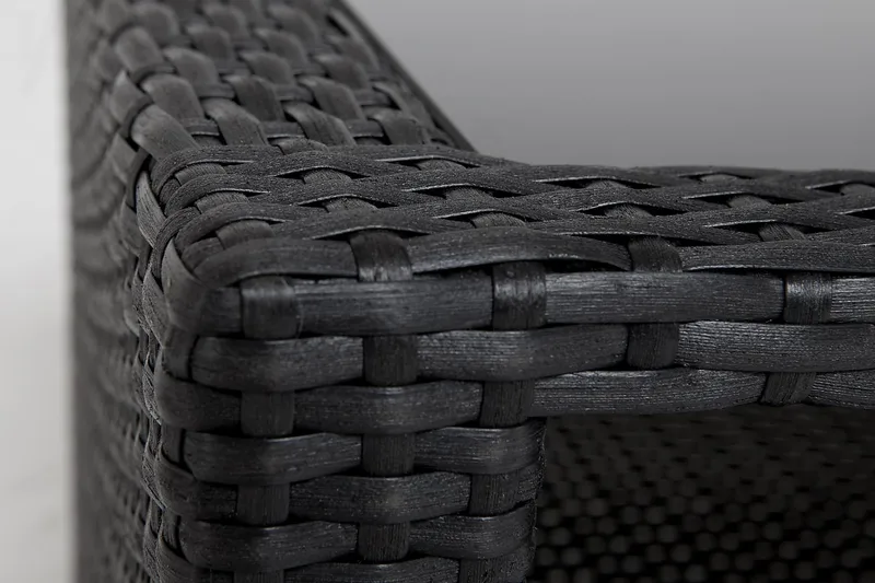 Wisconsin Bord 110 cm Polyrattan/Sort - Hillerstorp - Havemøbler - Balkon - Balkonmøbler - Altanborde