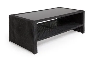 Wisconsin Bord 110 cm Polyrattan/Sort - Hillerstorp - Havemøbler - Balkon - Balkonmøbler - Altanborde