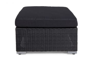 Wisconsin Chaiselong/Bord Polyrattan/Sort - Hillerstorp - Havemøbler - Balkon - Balkonmøbler - Altanborde