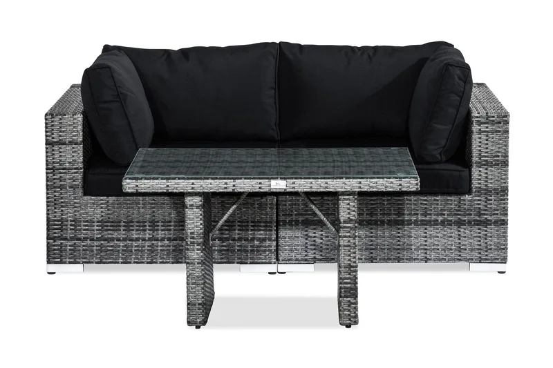 Bahamas Loungesæt 2-Personers, Grå Bord