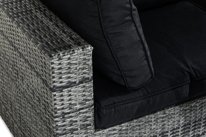 Bahamas Loungesæt 2-Personers - Grå Bord - Havemøbler - Balkon - Balkonmøbler - Altansæt