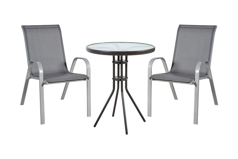 Dublin Balkonsæt 2 Stole - Havemøbler - Balkon - Balkonmøbler - Altansæt