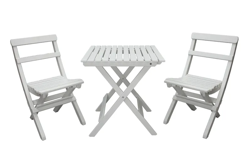 Gruppe af udendørs møbler Wilma & Knohult, Hvid