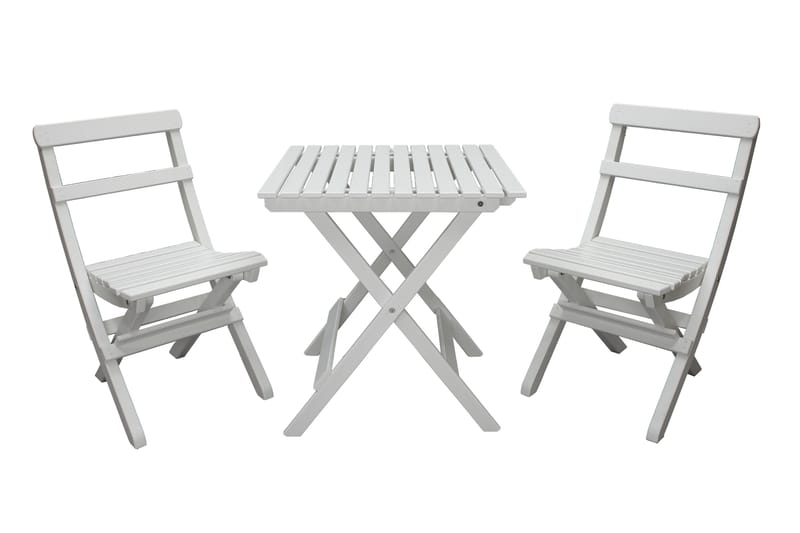 Gruppe af udendørs møbler Wilma & Knohult, Hvid