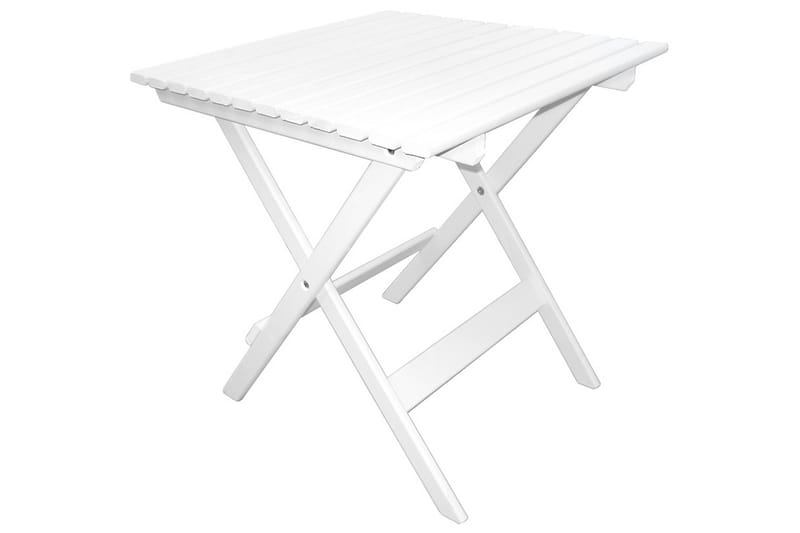 Gruppe af udendørs møbler Wilma & Knohult - Hvid - Havemøbler - Balkon - Balkonmøbler - Altansæt