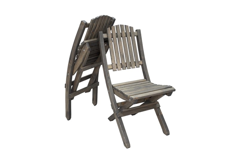 Gruppe af udendørs møbler Wilma & Visby - Grå - Havemøbler - Balkon - Balkonmøbler - Altansæt