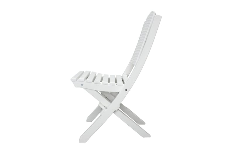 Gruppe af udendørs møbler Wilma & Visby - Hvid - Havemøbler - Balkon - Balkonmøbler - Altansæt